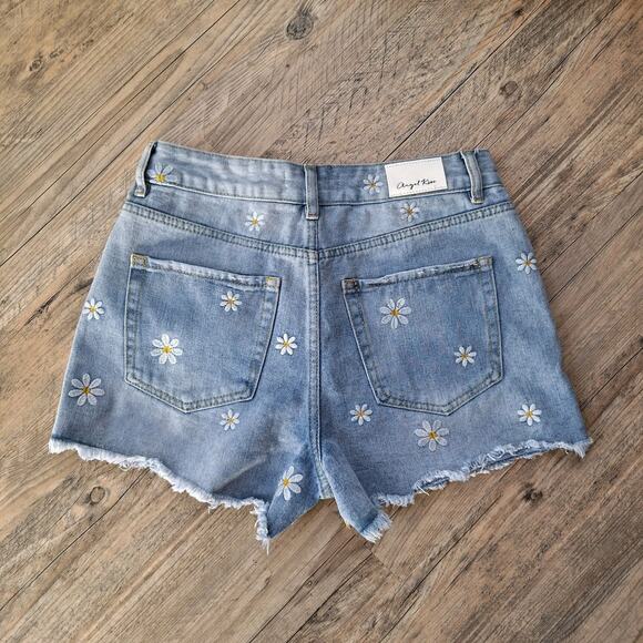 Angel Kiss Size 5/27 Denim Flower Petal Shorts Nwt - Picture 7 of 7